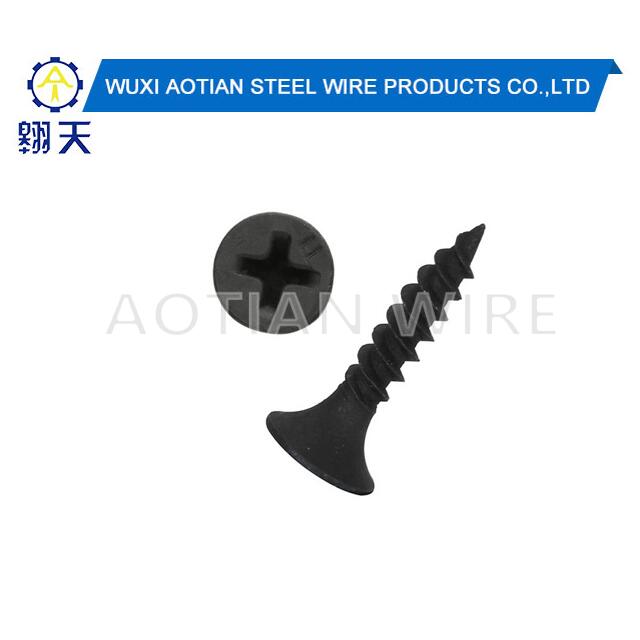 C1022 Hardened Black Zinc Phosphated Drywall Screws