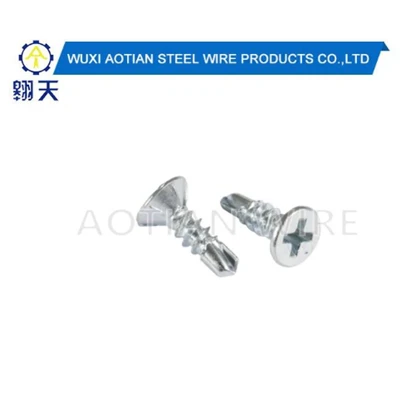 Selbstschneidende Schrauben mit Linsenkopf.