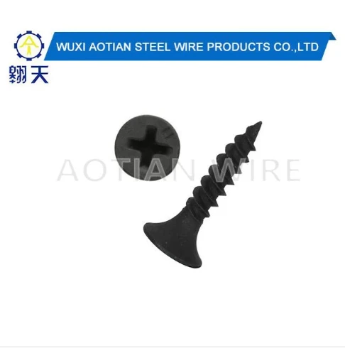 C1022 Hardened Black Zinc Phosphated Drywall Screws