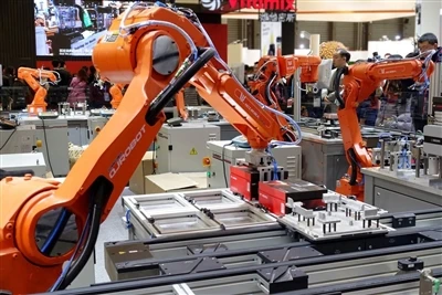 Im Jahr 2023 stieg die Wertschöpfung der Maschinenindustrie um 8,7 %